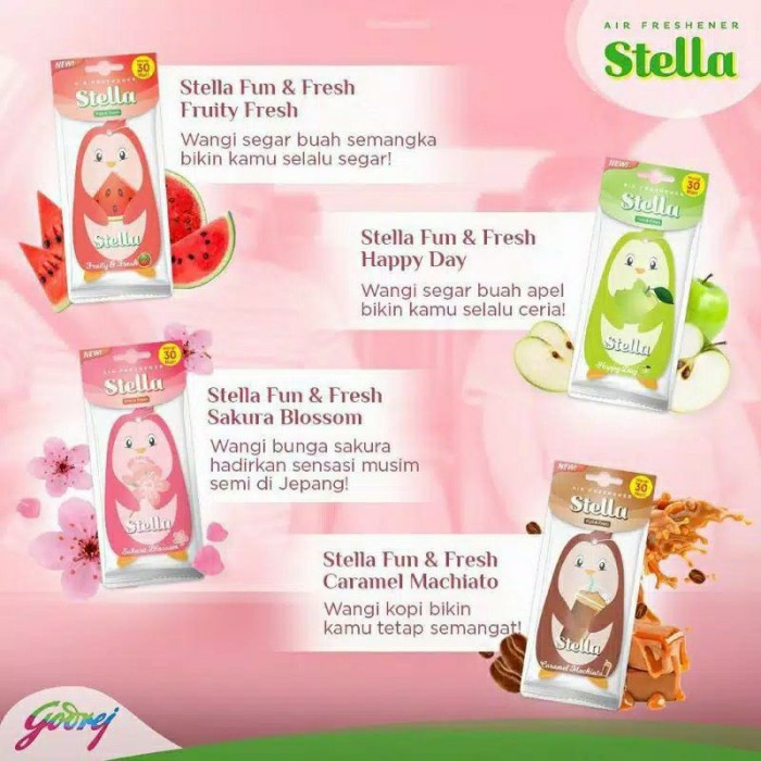 STELLA FUN &amp; FRESH PARFUM MOBIL PENGHARUM RUANGAN Beli 1 Gratis 1