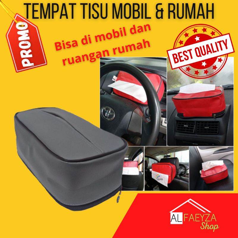 Tempat Tisue Tisu Ruangan Mobil Gantung Sun Visor Headreas Jok Mobil