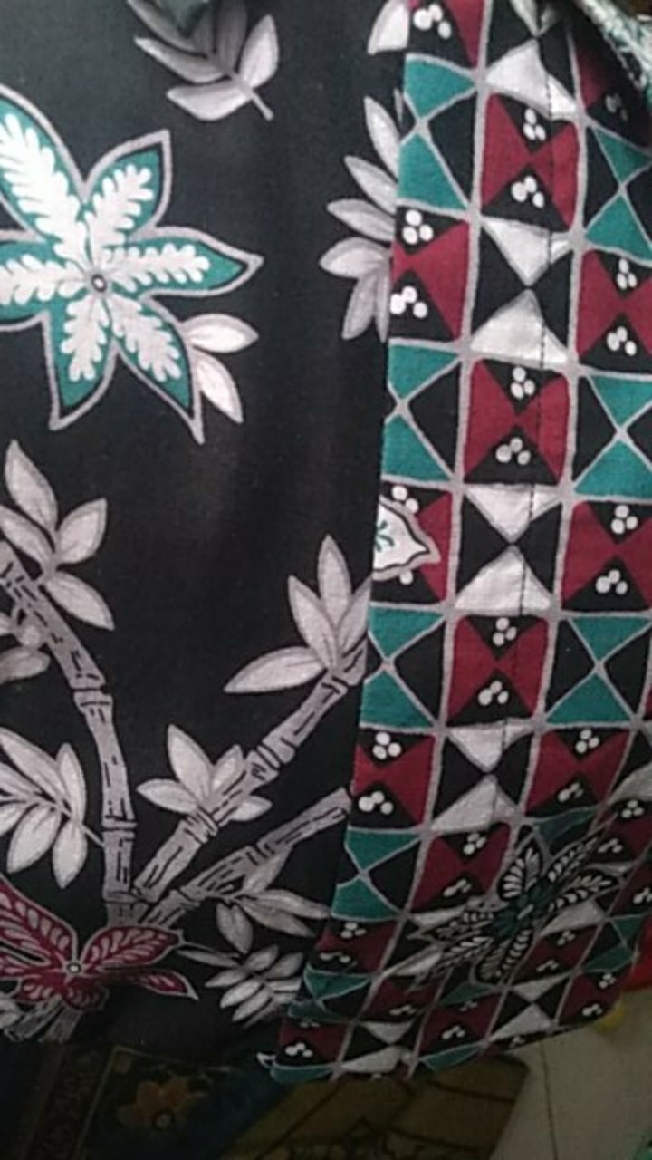 Batik Kalongan Hrb026 Kenongo Kemeja Hem Pendek Padi Pekalongan 02