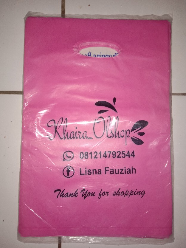 Plastik Sablon Ukuran 20x30 100 Pcs Free Desain