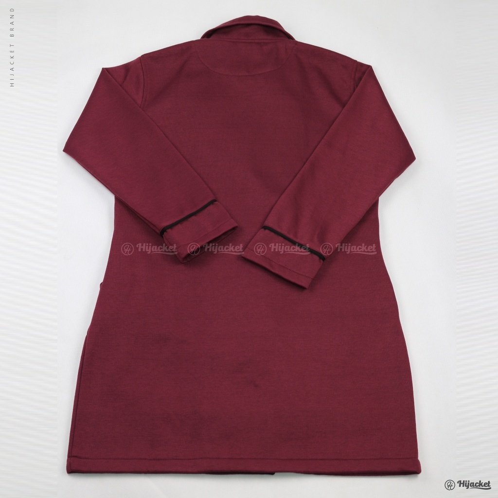 (CUCI GUDANG) Hijacket All Variant Harga Penghabisan -Jaket Muslimah-(XL) Elnara Purple