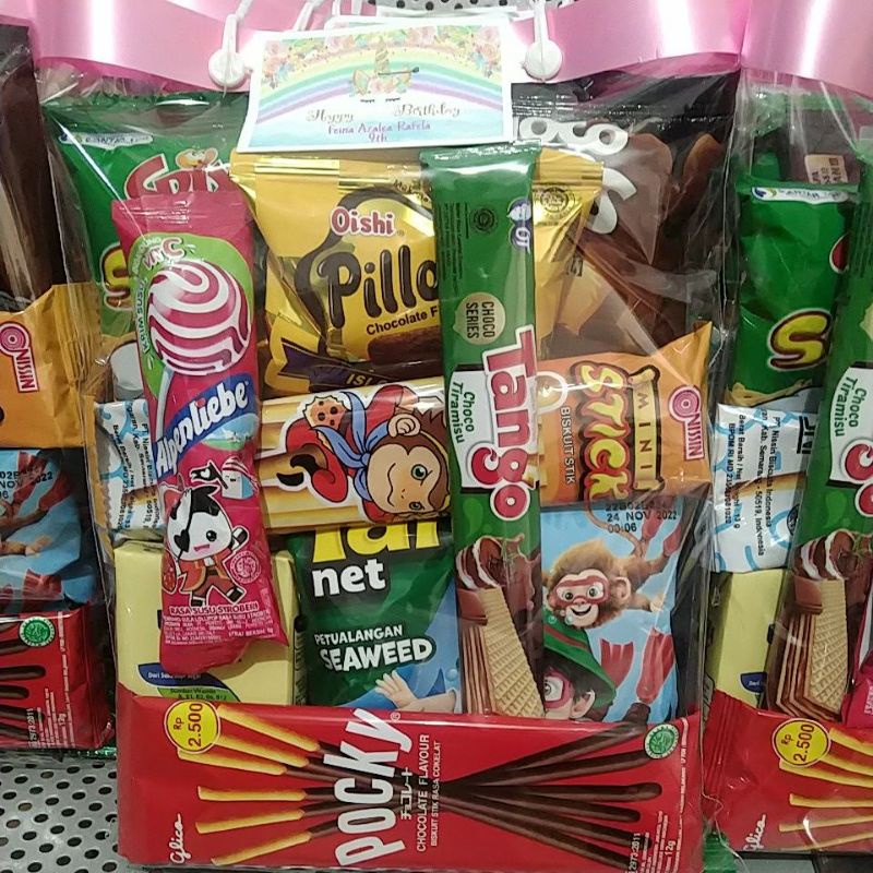 Bingkisan Snack Ulang Tahun Anak// Hampers Ulang Tahun Anak