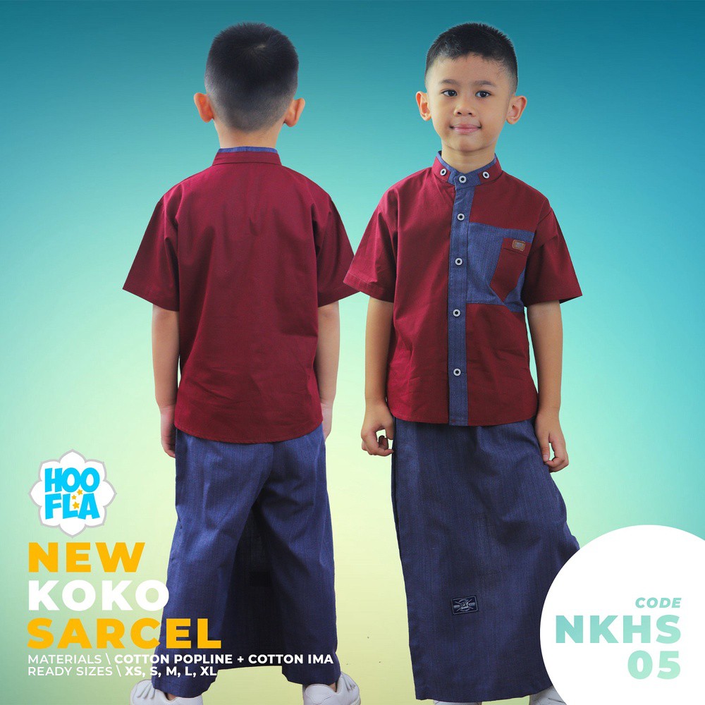 Baju Muslim Koko Kurta Setelan Anak Laki Laki Umur 4 5 6 7 8 9 10 11 12 Tahun Model Terbaru Salman Series