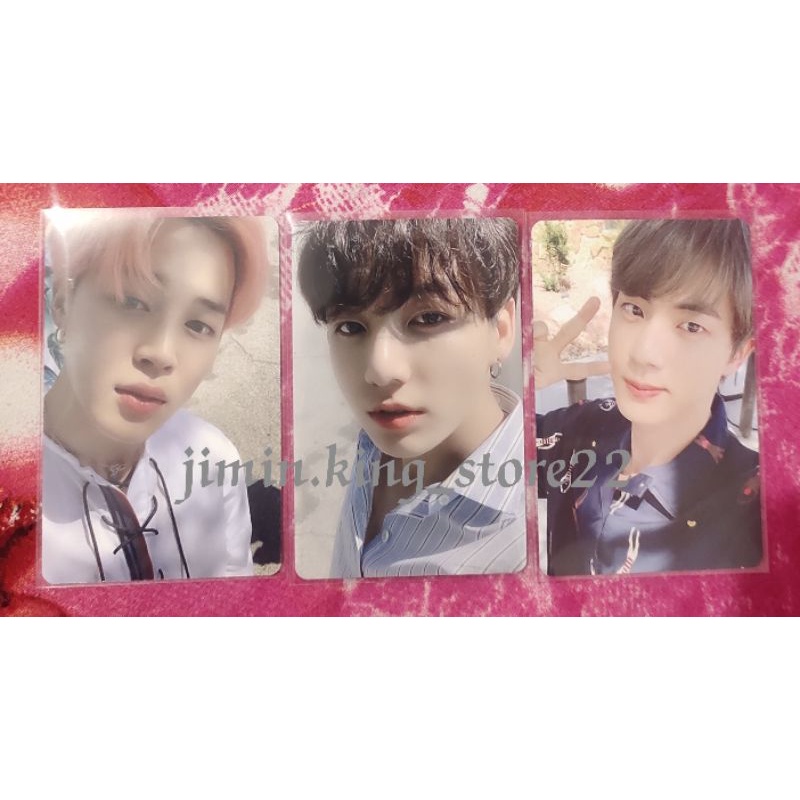 OFFICIAL PHOTOCARD PC DICON JK GLOWING / JIMIN HAIR PINK / JIMIN MEREM / TAE ZOOM / DICON BTS