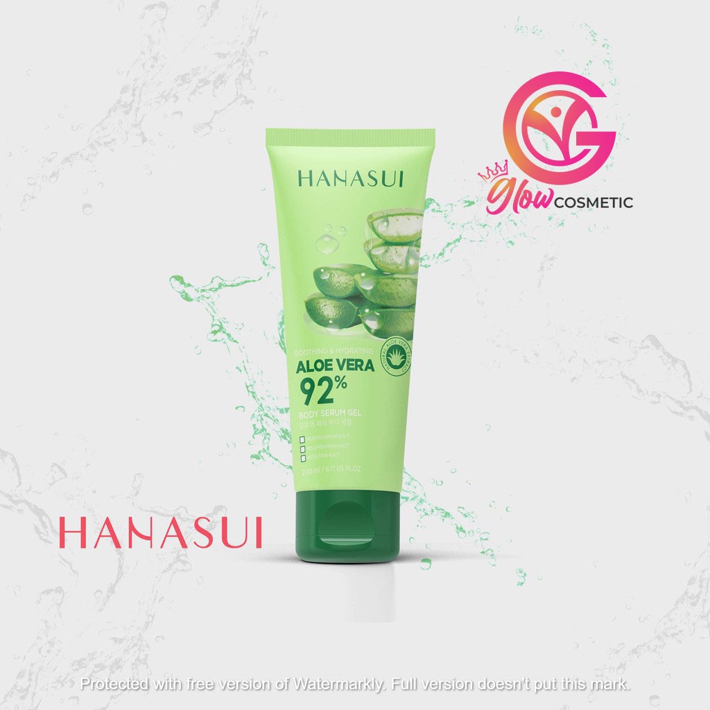 HANASUI BODY SERUM GEL ALOE VERA 200ML / N005909