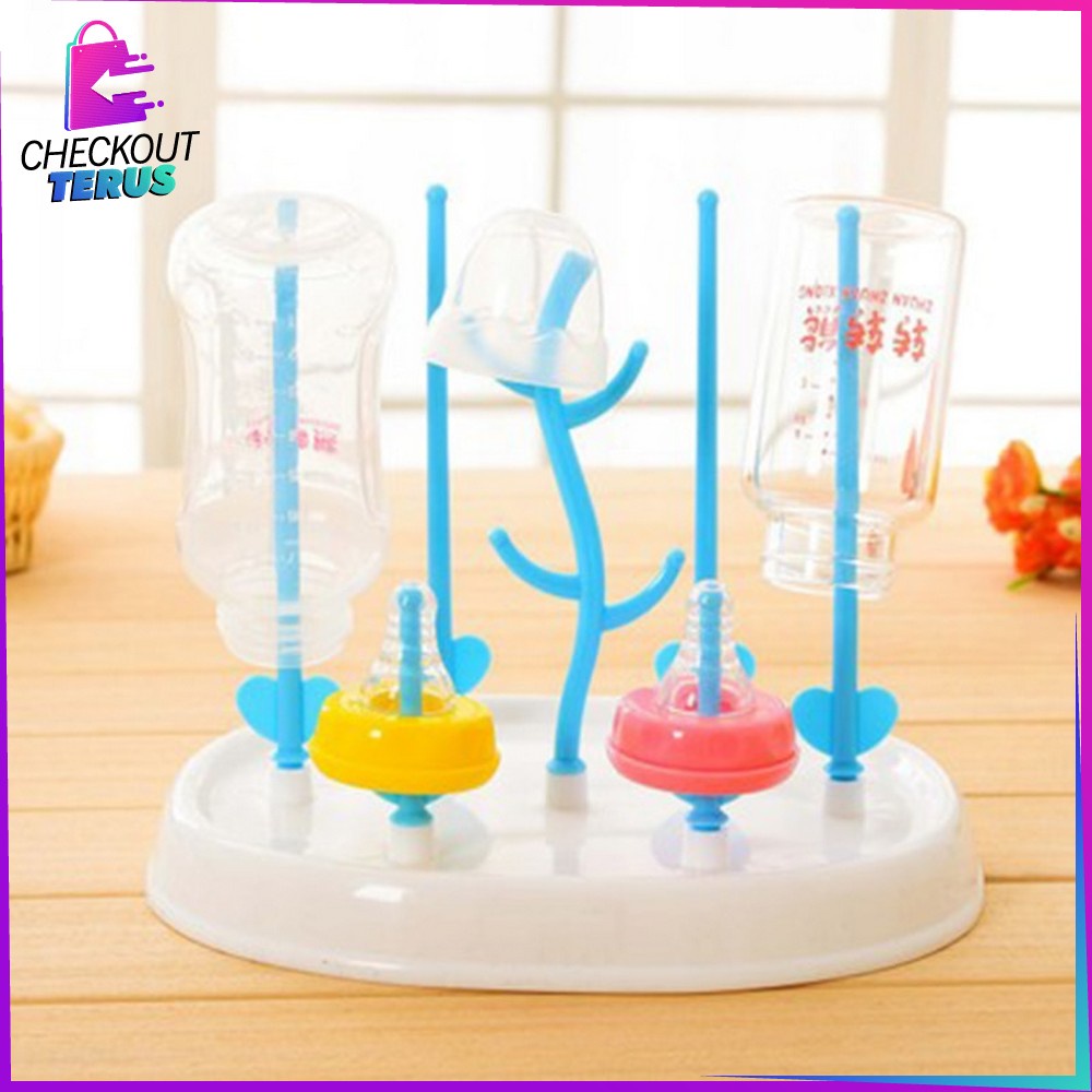 CT C52 Tempat Botol Susu Bayi Rak Botol Susu Bayi Baby Bottle Drying Rack Rak Pengering Botol Dot  Rak Penyimpanan Botol Bayi Perlengkapan Bayi