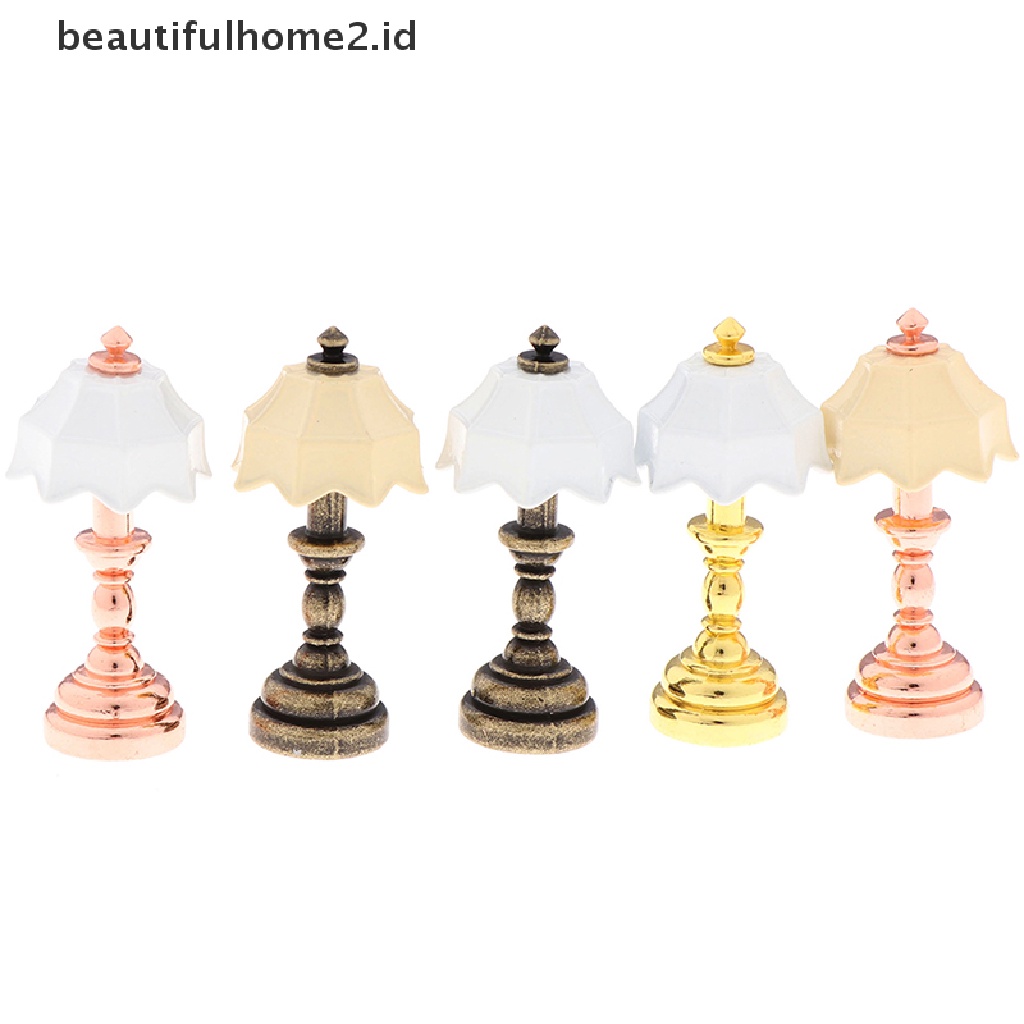 (Beautifulhome2.Id) Miniatur Lampu Skala 1: 12 Untuk Rumah Boneka