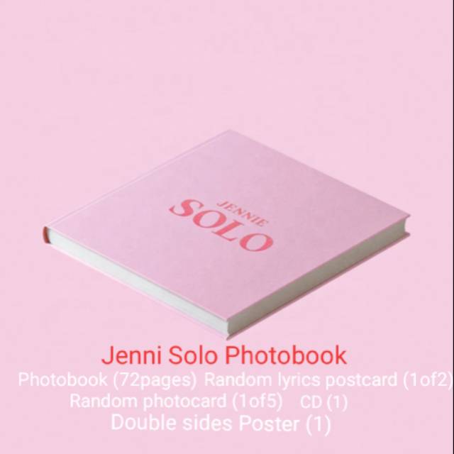 JENNIE BLACKPINK "SOLO" PHOTOBOOK