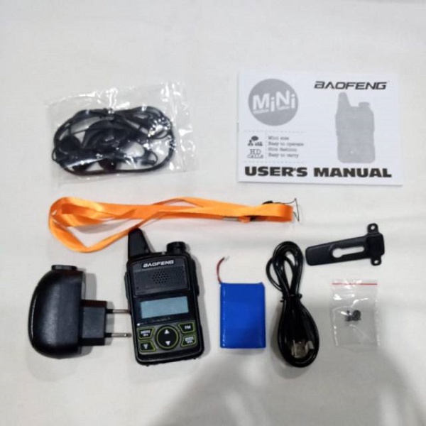 HT Bao feng Bopeng T 1 , BF T1 Walkie TALKY persis WLN 888S, Single band  UHF 20 Ch , Baofeng Mini T1