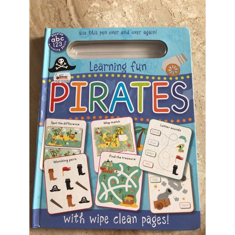 

Pirates wipe and clean book (second)