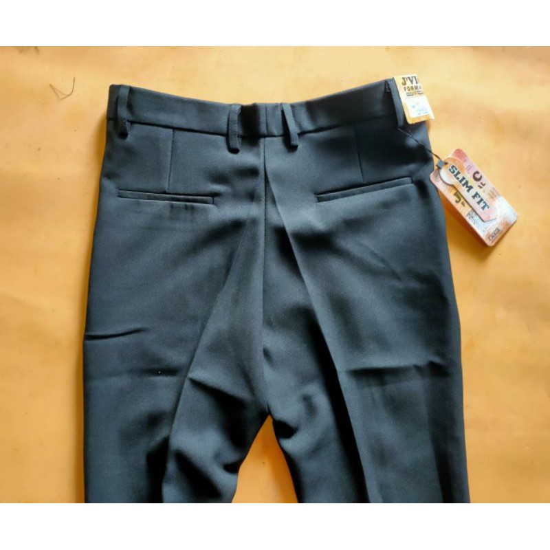 CELANA KANTOR PRIA FORMAL SLIMFIT BAHAN DASAR KAIN WOLL