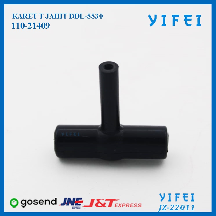 Karet T Sambungan Pipa Oli Mesin Jahit JUKI 110-24109/YIFEI-22011