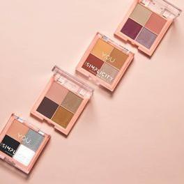✴ YOU The Simplicity Eyeshadow Quad - Kosmetik Mata Original by Y.O.U Makeup ♧