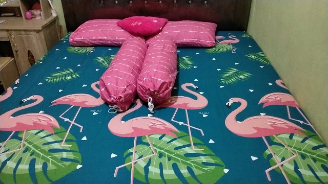 Souvenir Kaligrafi Hanging Plate Allah-muhammad 1 Set Gold (12439)