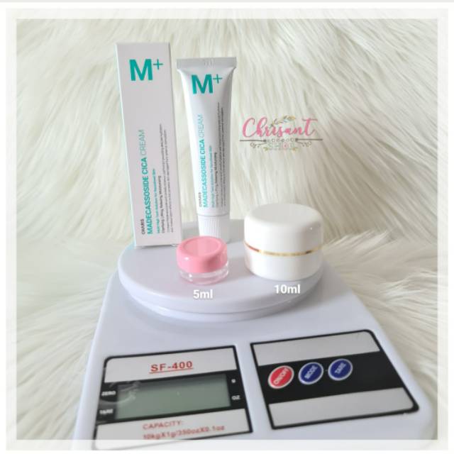 CHARIS M+ Madecassoside Cica Cream Share jar 5ml dan 10ml Original krim wajah