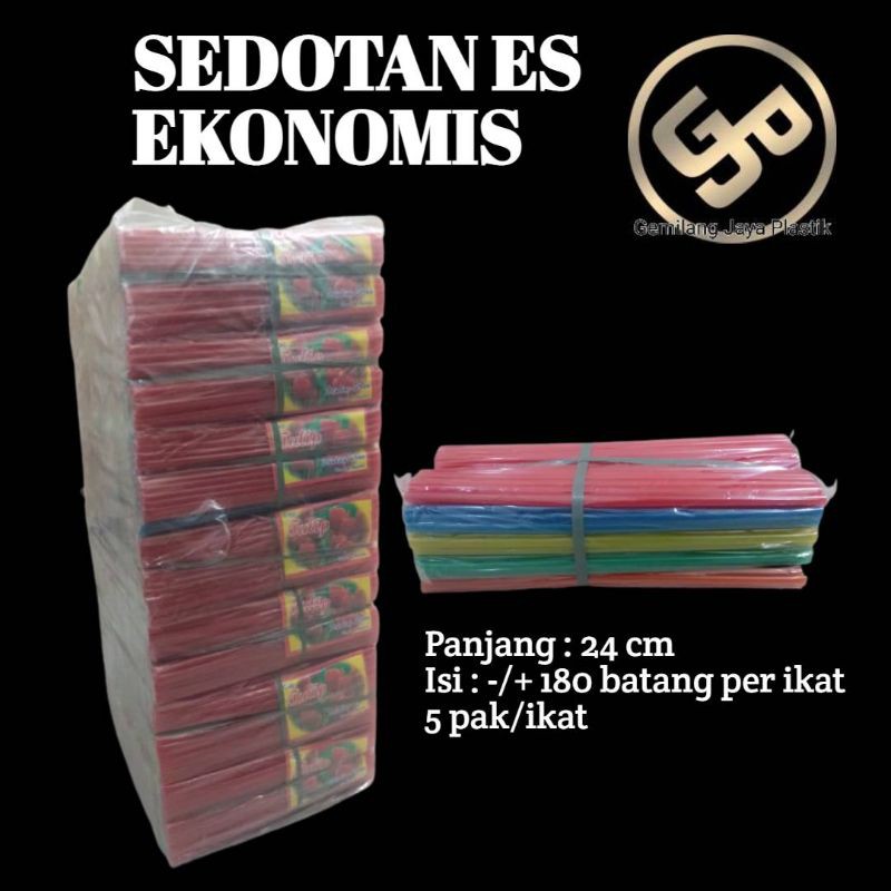 Sedotan Warna Warni / Sedotan Murah / Sedotan Es Teh