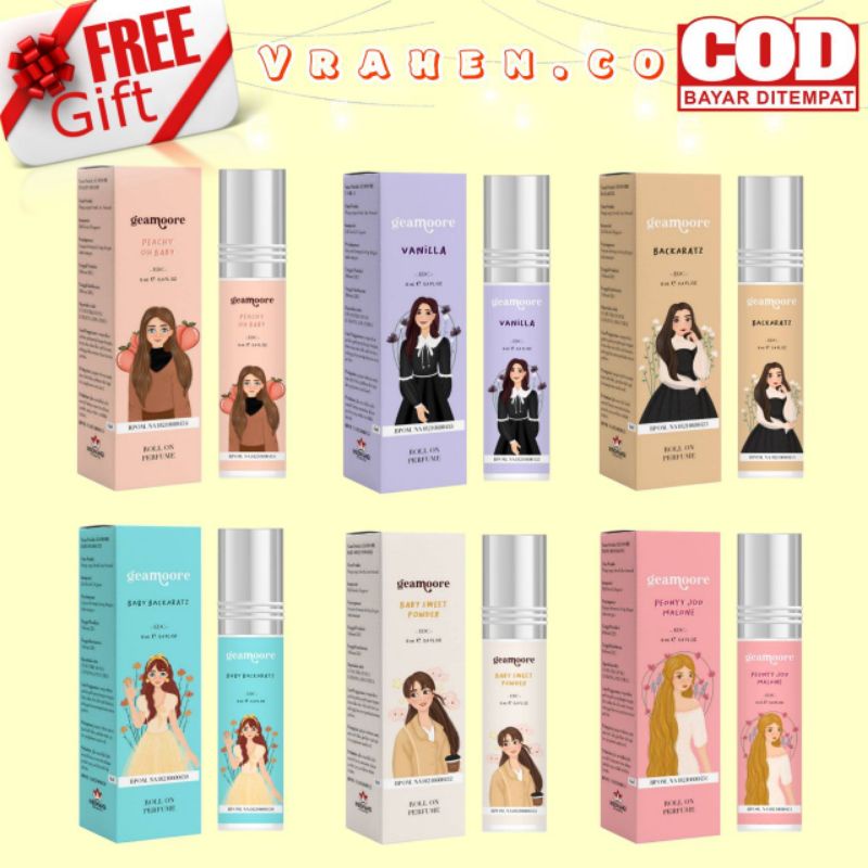 [FREE GIFT] GEAMOORE Parfume wanita / parfum geamore travel size