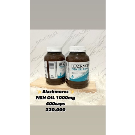 BLACKMORES FISH OIL 1000mg 400’