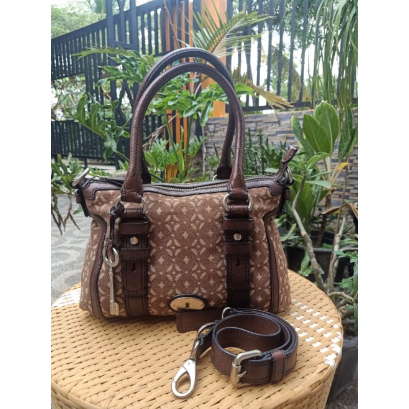 TAS FOSSIL MADDOX PECAN SIZE M