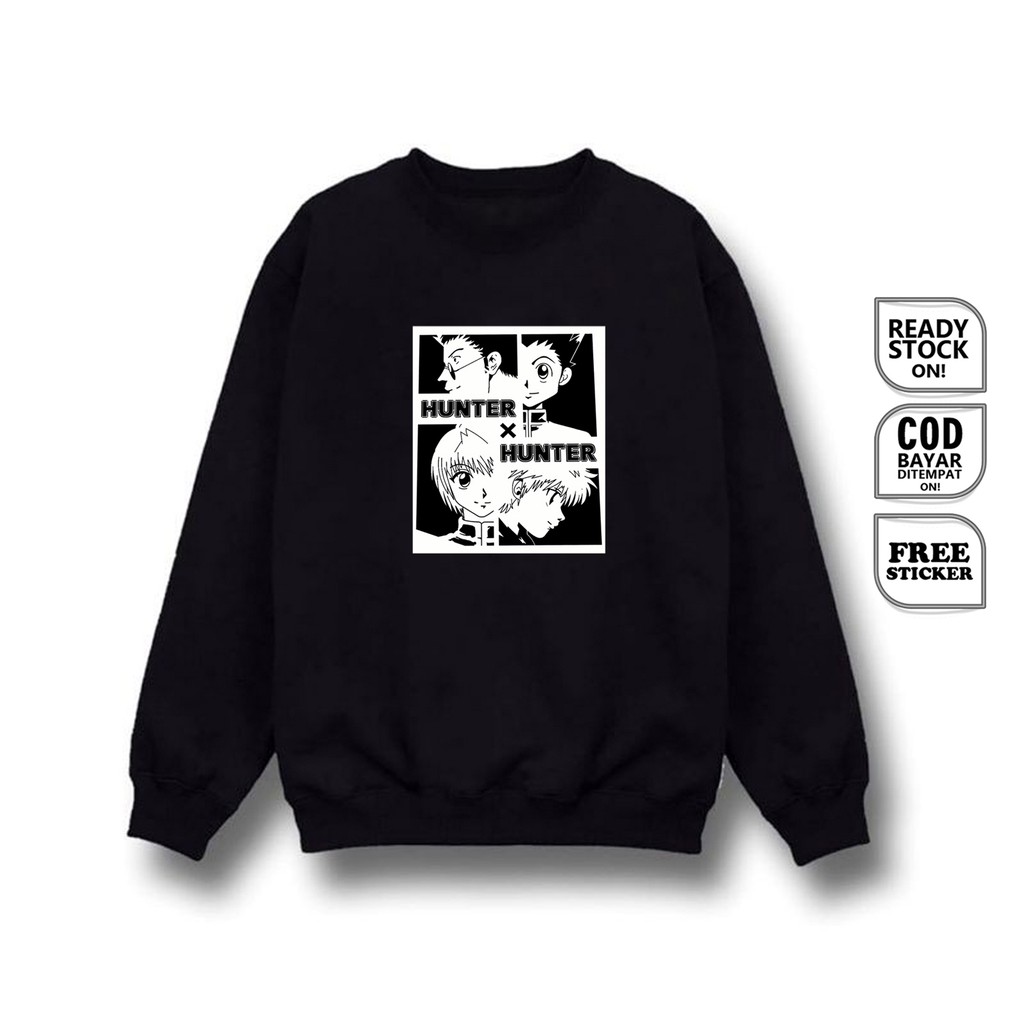 SWEATER CREWNECK HUNTER X HUNTER HISOKA KILLUA ZOLDYCK GON FREECSS KURAPIKA ハンター×ハンター HANTA HANTA SC