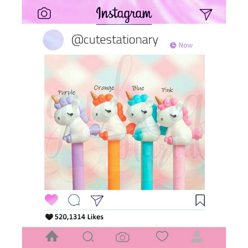 

Bolpoin Karakter Unicorn Pulpen Lucu Unik Pena Unicorn