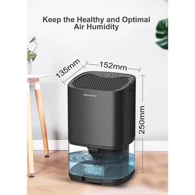 Dehumidifier Air Dryer 35W 1000ml Mini Purifier High Quality