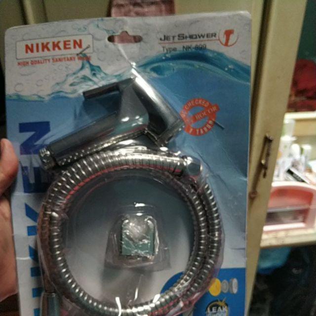Semprotan Toilet Besi Jet Shower Cebok Chrome Selang Flexible Nikken Shower Bidet Murah