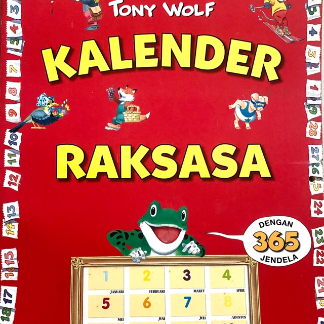 kalender raksasa tony wolf