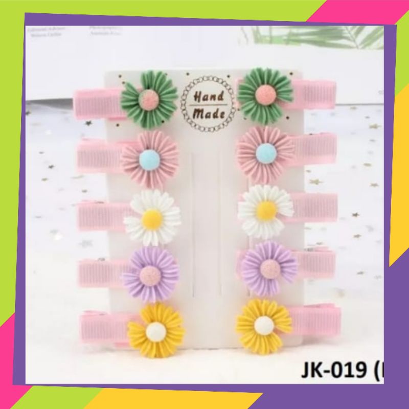 Jepitan Rambut Korea Anak Lucu 1Set Jepit Rambut Korea/Aksesoris Rambut Anak Perempuan Korea Style