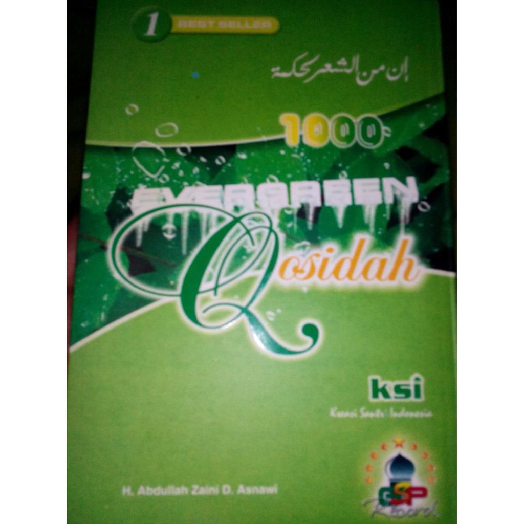 Buku Kumpulan 1000 Sholawat Nabi Ever Green Qosidah Lagu Islami