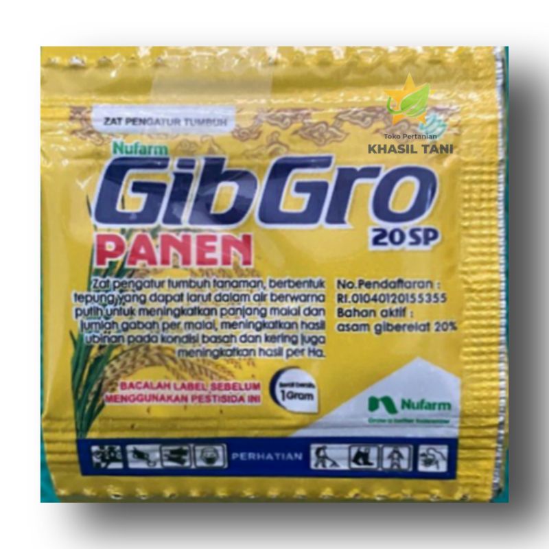 ZPT GIBGRO 20 SP 1 GRAM PER SACHET - Nufarm ZPT ASAM GIBERELAT