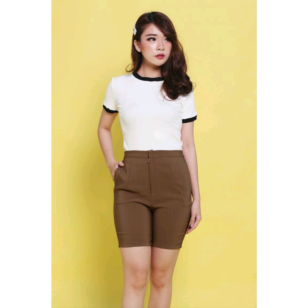 BOYSHORT PANTS CELANA PENDEK WANITA MINI STRETCH MURAH