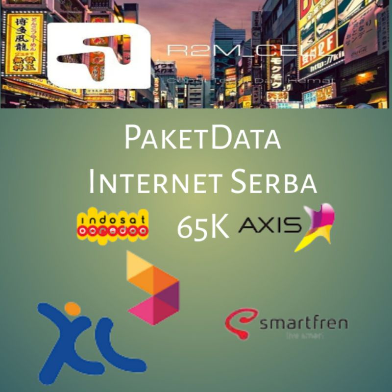 MurahVoucherDanPaketData Axix,XL,Indosat,Dan Smartfren