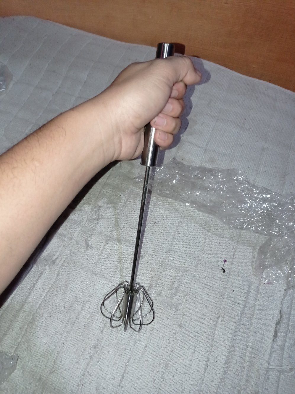 Pengocok Telur Tekan (manual Mixer) 32cm