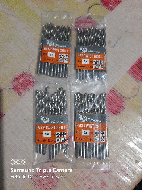 Mata Bor Besi 3 Mm Hss-g Drill Bit