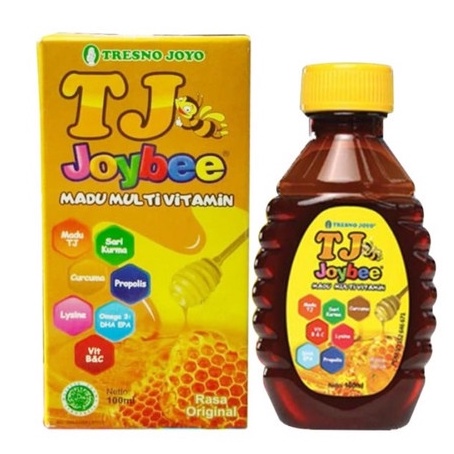 Madu Tj Joybee 100ml - Jeruk - Original - Strawberry - Madu Anak - Madu Multivitamin Anak - Sofit