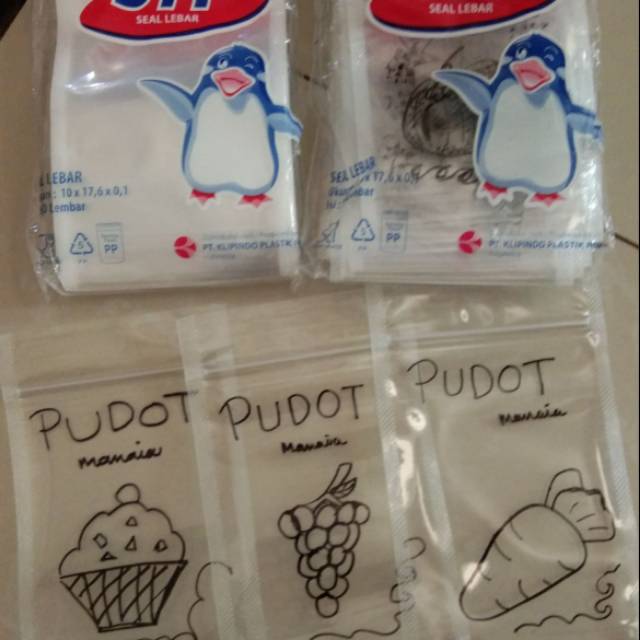 Plastik pudot bergambar (standing pouch)