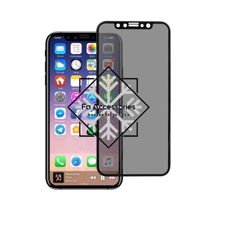 FA Tempered Glass Privacy Anti Spy Full Glue XIAOMI REDMI NOTE 10 10S S 10PRO 11 11S 11PRO 11T 11TPRO A1 12 12PRO PRO PLUS S 5G INTIP 1.0