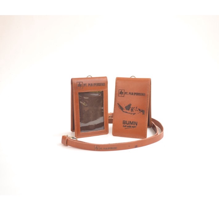 

ID Card Holder PLN / Name Tag kulit Aslo Logo PLN BUMN