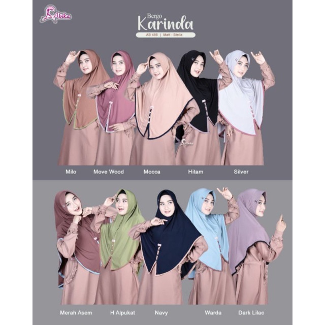 BERGO KARINDA BY ABIKA HIJAB AB 498