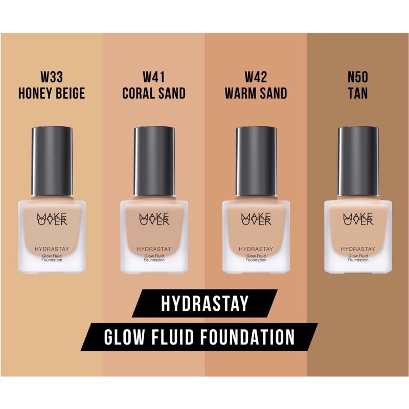 Share in Jar Hydrastay Glow Fluid Foundation Make O*ver