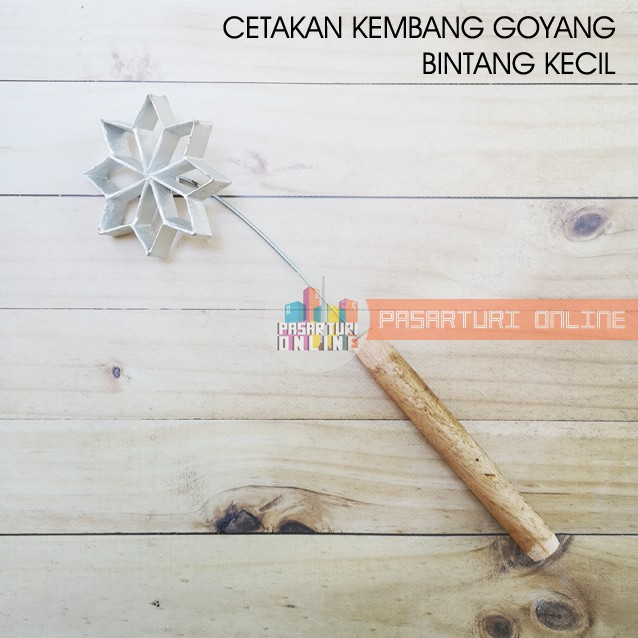 CETAKAN KEMBANG GOYANG BINTANG KECIL