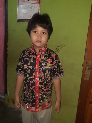 Rokblus Batik Couple Plus Anak Lena Gentong Merah/hitam