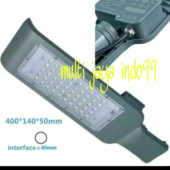 LAMPU JALAN PJU 50WATT SLIM LED LAMPU JALAN PJU LED 50W