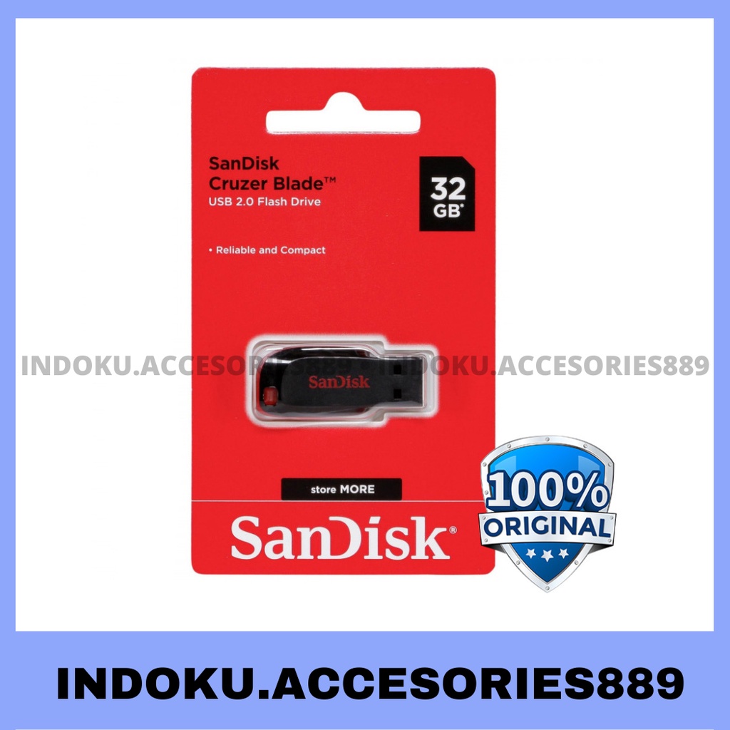 Flashdisk Sandisk 32GB /Original Cruzer Blade CZ520