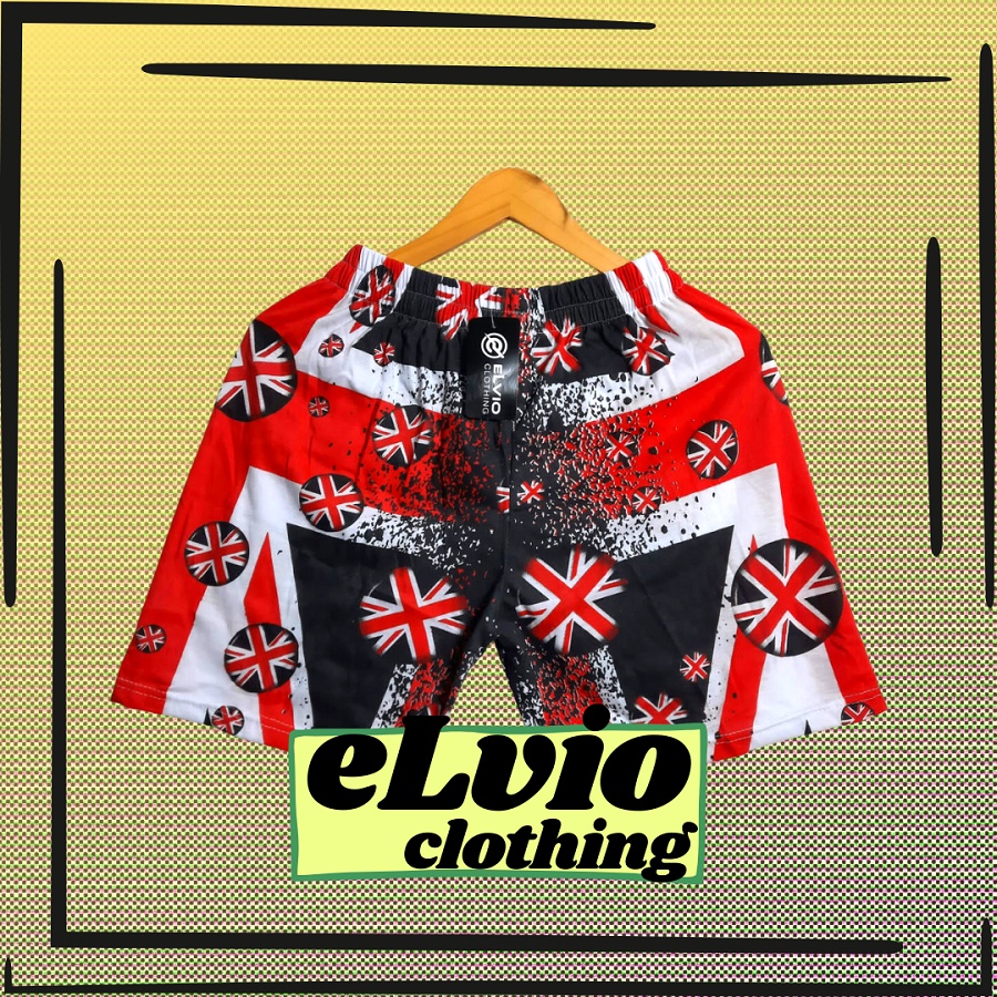 Celana boxer distro premium elvio clothing | Celana pendek | Celana distro