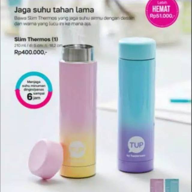Termos mini Tupperware habiskan stock