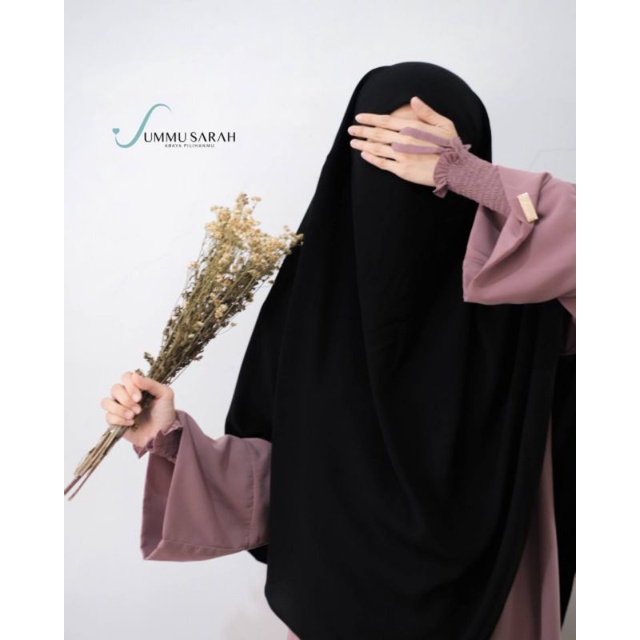 Abaya Hawa Wood Rose M(PRELOVED) by Ummu Sarah