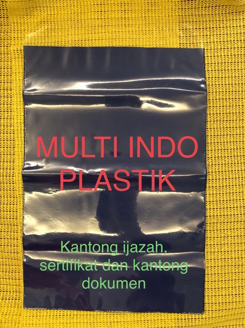 kantong ijazah biru/plastik ijazah/kantong sertifikat/plastik dokumen/cover ijazah/kantong ijazah