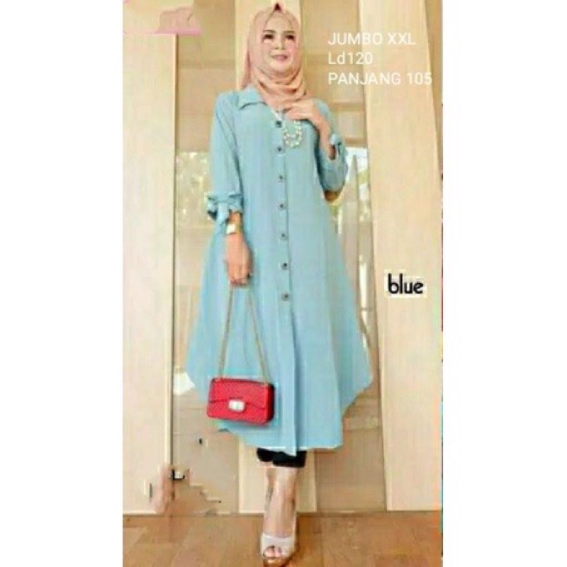 DUFFY LONG TUNIK/TUNIK WANITA/ATASAN WANITA